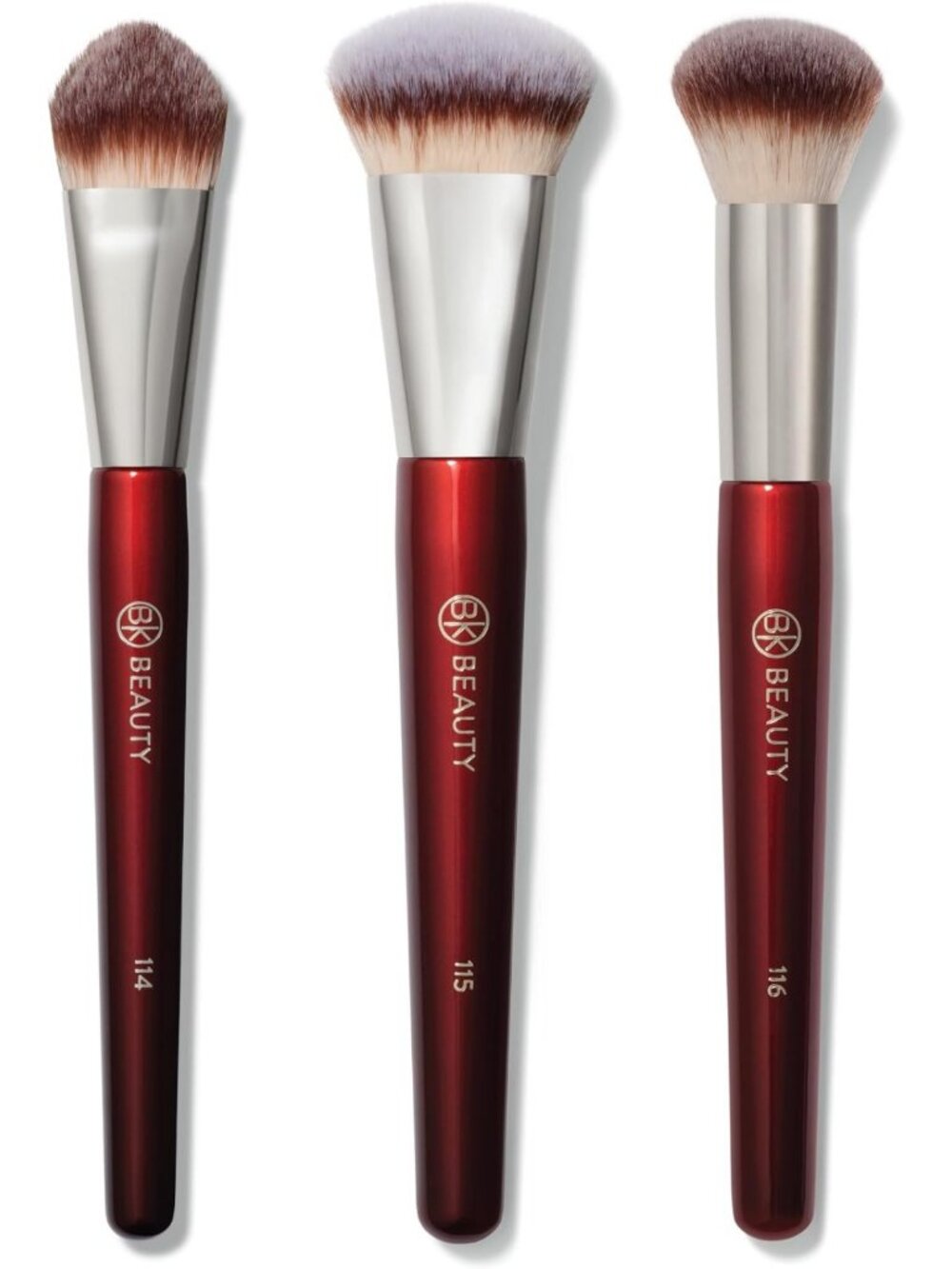 Core Complexion Trio Makeup Brush Set - 3 Essential Face Brushes for Flawless